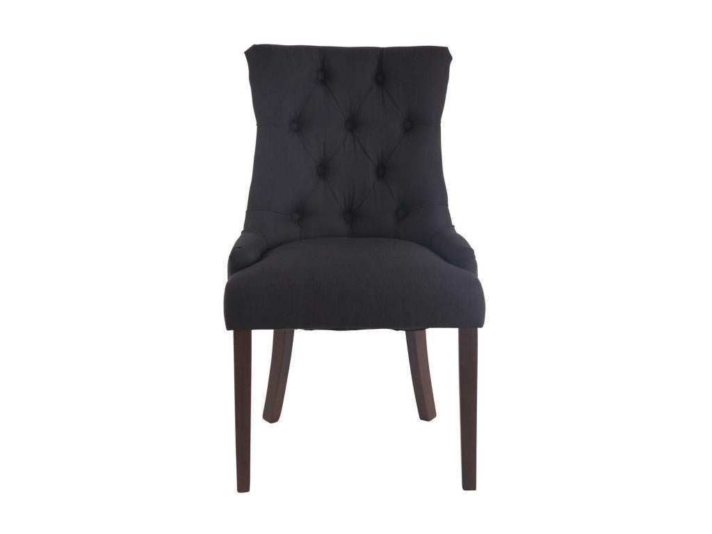 Black Fabric Chair
