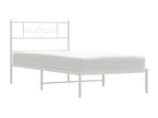 White Metal Bed Frame, 80 x 200 cm