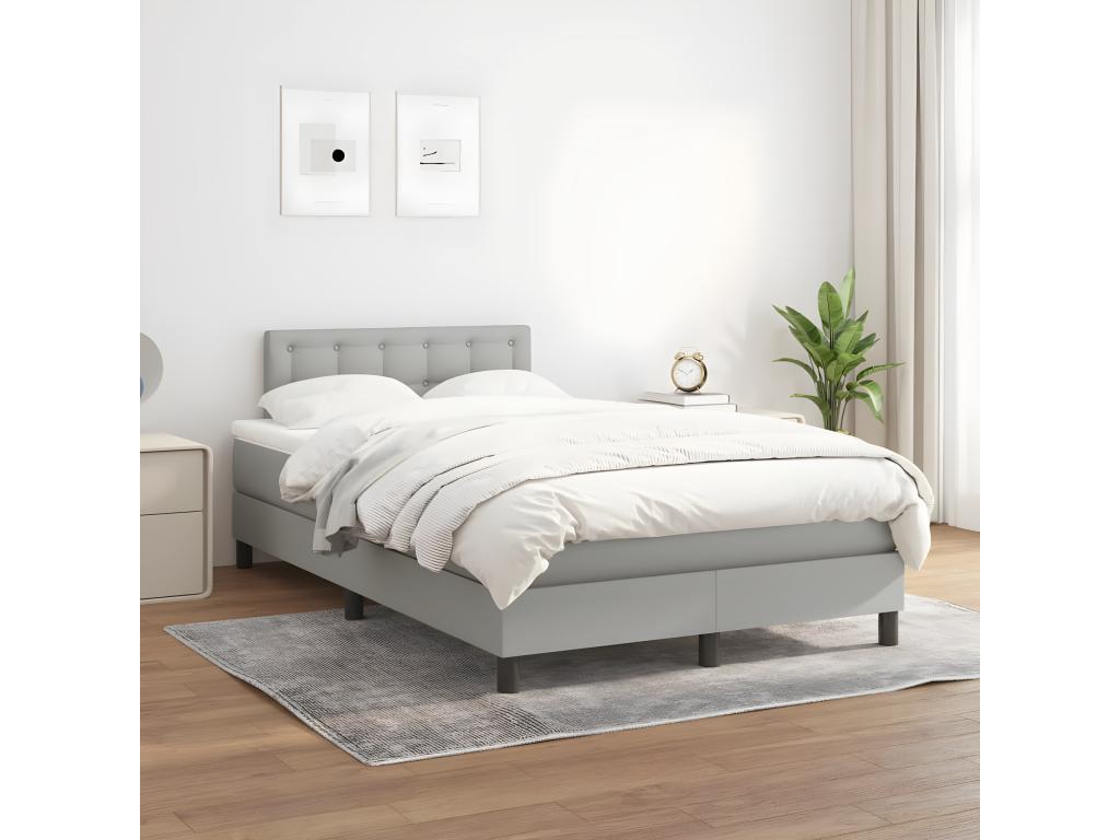 Gray Fabric Mattress, 120 x 190 cm