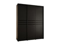 Black Wardrobe, 190 x 60 x 235.2 cm
