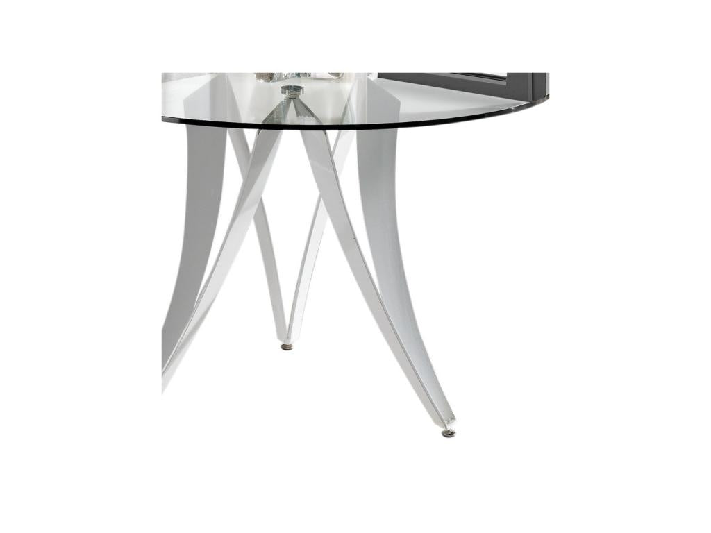 White Glass Table