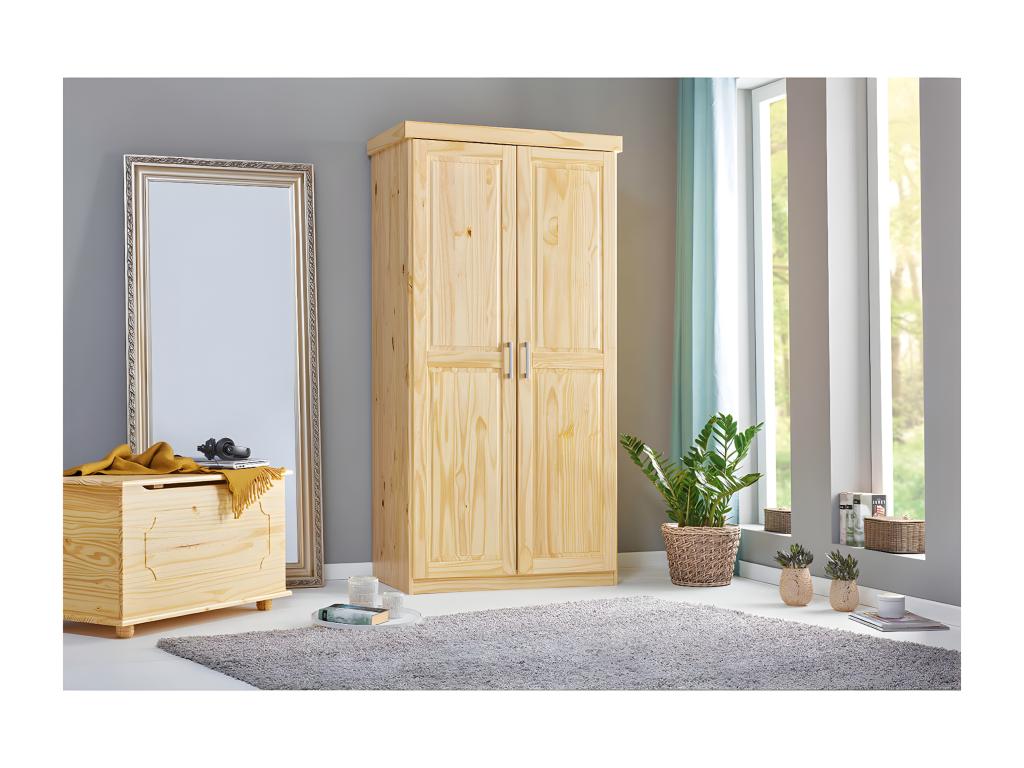 Natural Solid Wood Wardrobe