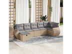 Beige Woven Resin Wicker Outdoor Furniture Set - dlz1766569479134