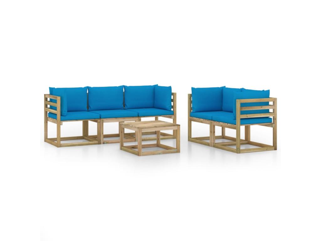 Blue Outdoor Furniture Set