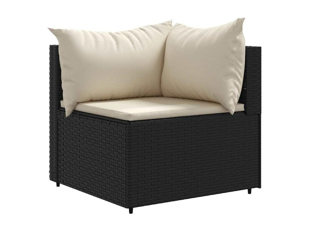 Black Woven Resin Wicker Outdoor Furniture Set - dlz1766569040358