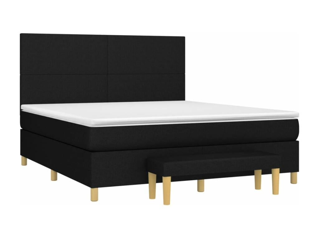 Black Fabric Mattress, 180 x 200 cm