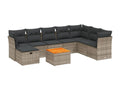 Gray Woven Resin Wicker Outdoor Furniture Set - dlz1766569233759