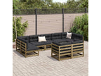Brown Pine Wood Outdoor Furniture Set - dlz1766569118409