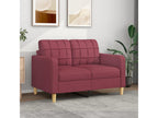 Red Fabric Sofa