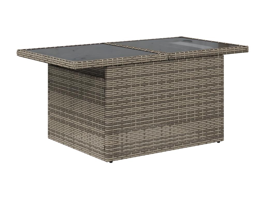Gray Woven Resin Wicker Outdoor Furniture Set - dlz1766569393819