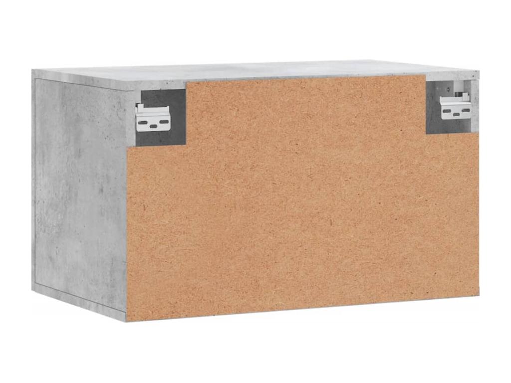 Gray Engineered Wood Wardrobe, 60 x 36.5 x 35 cm