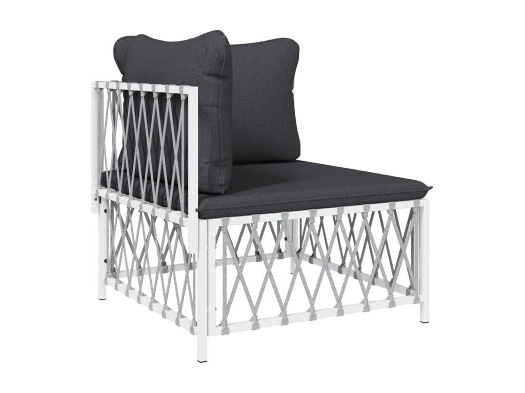 Gray Outdoor Furniture Set, 72 x 72 x 66 cm