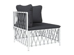 Gray Outdoor Furniture Set, 72 x 72 x 66 cm