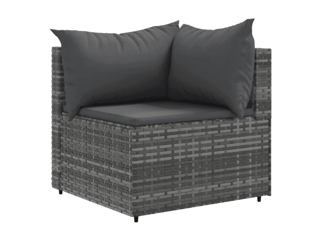Gray Woven Resin Wicker Outdoor Furniture Set - dlz1766568794329