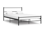 Black Metal Bed Frame, 160 x 200 cm