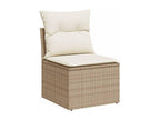 Beige Woven Resin Wicker Outdoor Furniture Set - dlz1766569563318