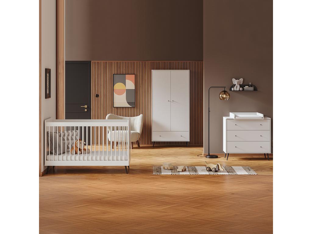 White Bed, 60 x 120 cm