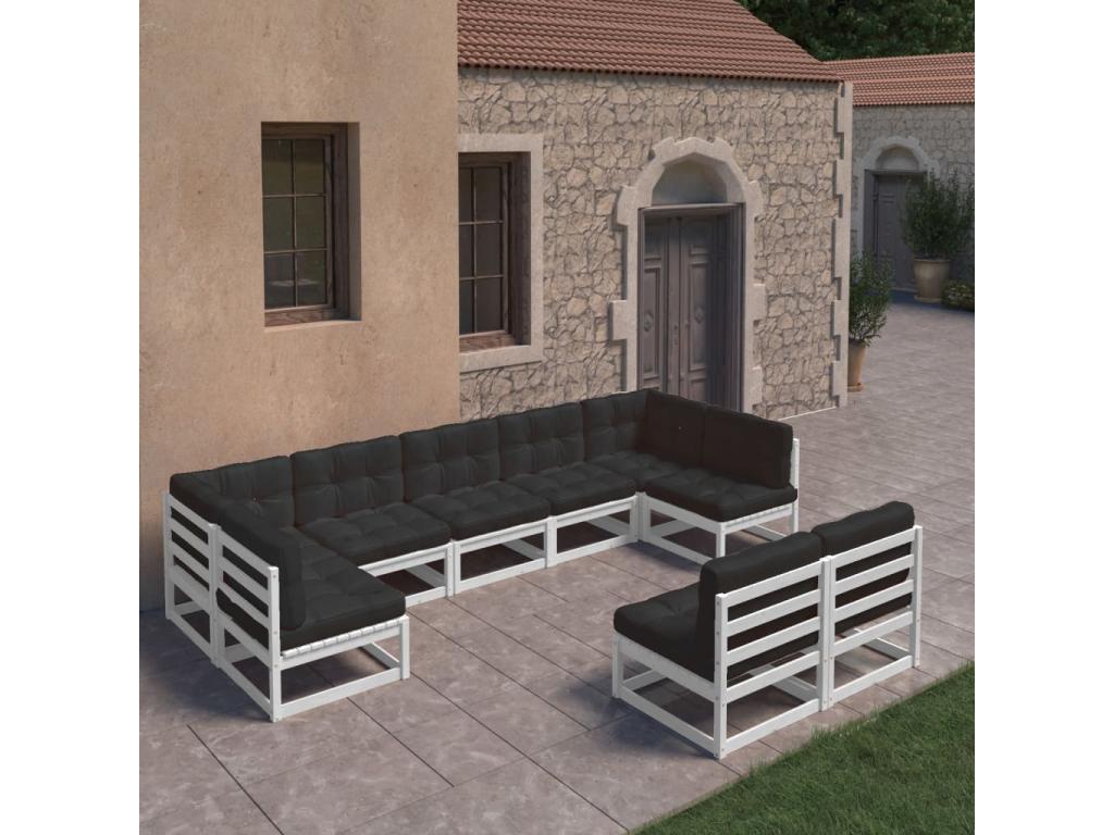 White Pine Wood Outdoor Furniture Set - dlz1766569251563