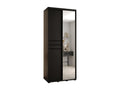 Black Wardrobe, 110 x 60 x 235.2 cm