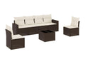 Brown Woven Resin Wicker Outdoor Furniture Set