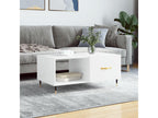 White Engineered Wood Coffee Table, 90 x 50 x 40 cm