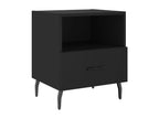 Black Engineered Wood Home Furniture, 40 x 35 x 47.5 cm