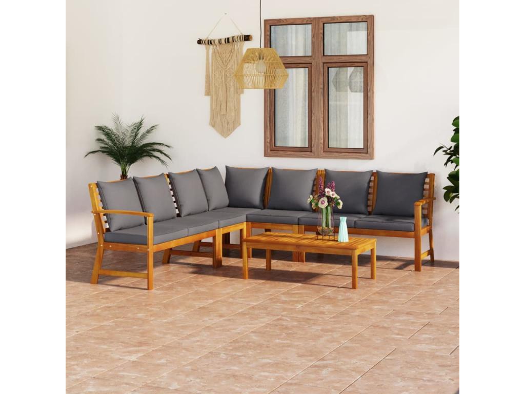 Gray Outdoor Furniture Set