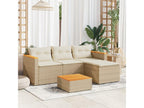 Beige Woven Resin Wicker Outdoor Furniture Set - dlz1766569358264