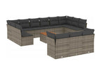 Gray Woven Resin Wicker Outdoor Furniture Set - dlz1766569544046