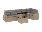 Beige Woven Resin Wicker Outdoor Furniture Set - dlz1766569501164