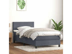 Gray Velvet Mattress, 100 x 220 cm
