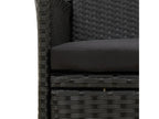 Black Woven Resin Wicker Home Furniture - dlz1766569536385