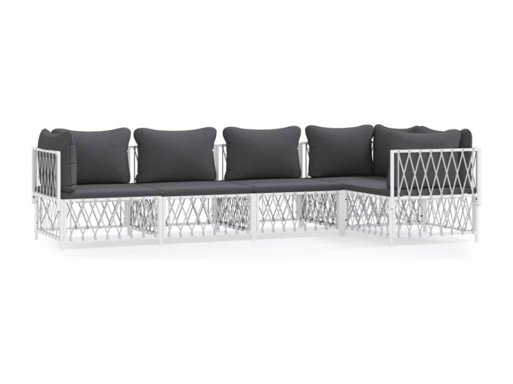 Gray Outdoor Furniture Set, 72 x 72 x 66 cm