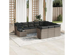Gray Woven Resin Wicker Outdoor Furniture Set - dlz1766569036997