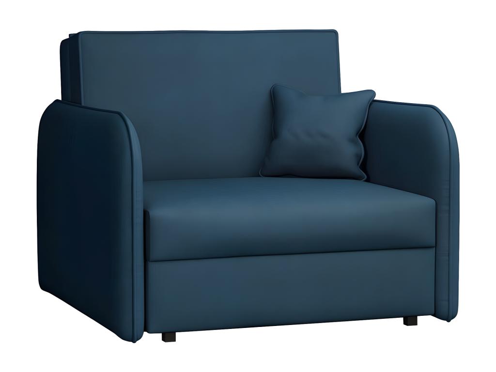 Blue Metal Accent Chair, 85 x 95 x 98 cm