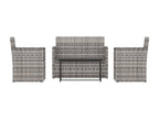 Gray Woven Resin Wicker Home Furniture