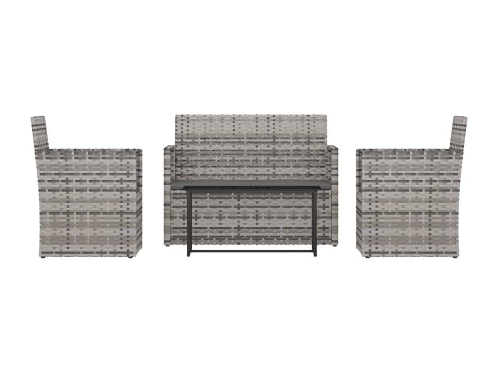 Gray Woven Resin Wicker Home Furniture