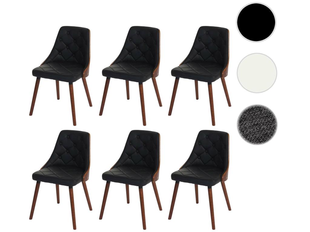 Black Faux Leather Chair