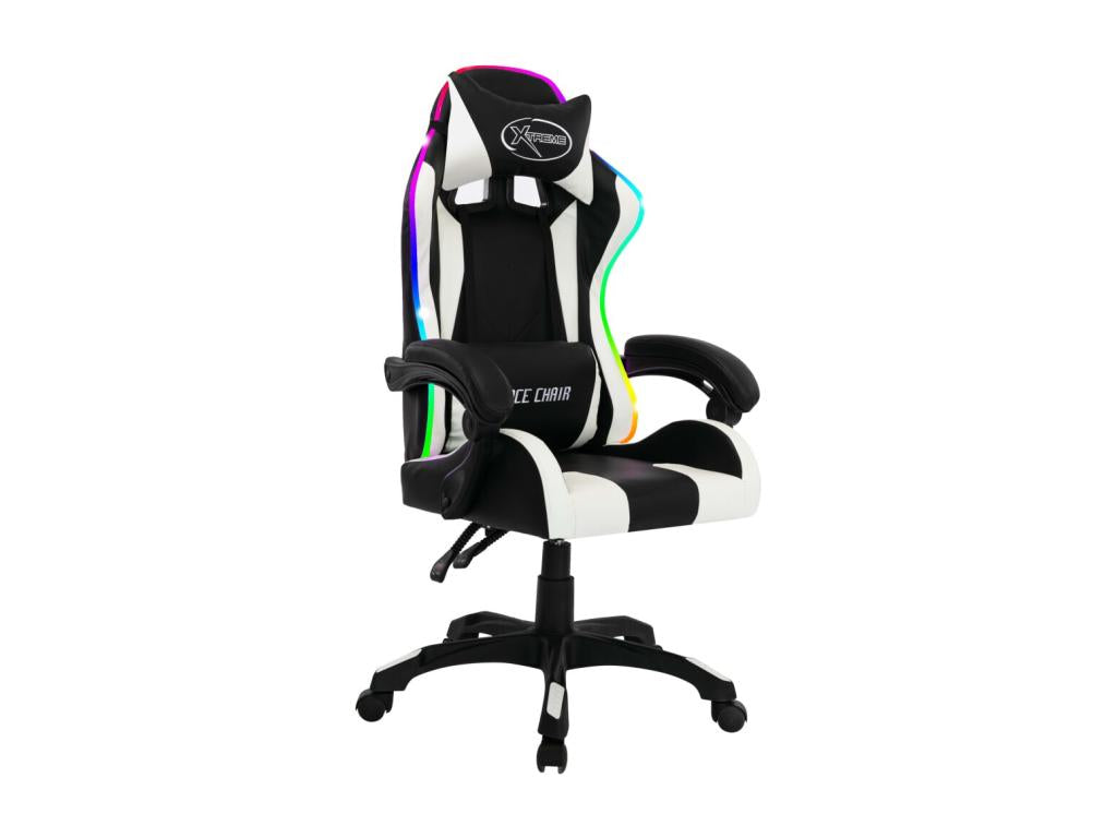 Black Leather Accent Chair, 64 x 65 x 119 cm