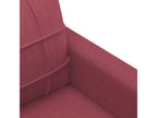 Red Fabric Sofa
