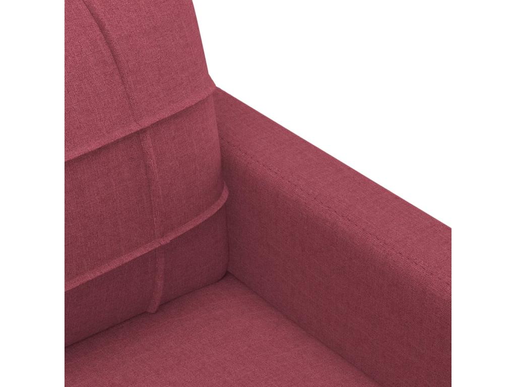 Red Fabric Sofa