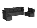 Black Woven Resin Wicker Outdoor Furniture Set - dlz1766568772924