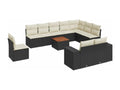 Black Woven Resin Wicker Outdoor Furniture Set - dlz1766568954162