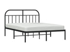 Black Metal Bed Frame, 135 x 190 cm