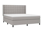 Gray Fabric Mattress, 180 x 200 cm