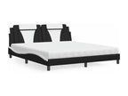 Black Faux Leather Mattress, 180 x 200 cm